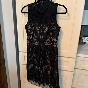 Elegant Black Lace Dress